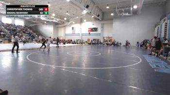 175 lbs 2nd Wrestleback (16 Team) - Deonta McIntosh, East Coweta HS vs Christopher Thomas, Carrollton
