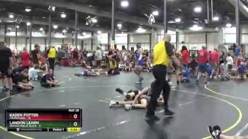 85 lbs Round 3 (6 Team) - KADEN POTTER, Poundtown vs Landon Learn, Untouchables Black