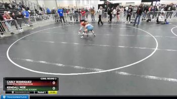105 lbs Cons. Round 2 - Kendall Moe, Contenders Wrestling Academy vs Carly Rodriguez, Texas Style Wrestling Club