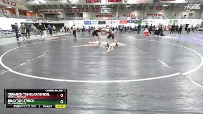 157 lbs Champ. Round 1 - Xerarch Tungjaroenkul, Central Missouri vs Braxton Strick, SIU Edwardsville