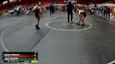 84 lbs Finals (2 Team) - Raige Morrison, DWA vs Anze Williams, Meridian Maniacs