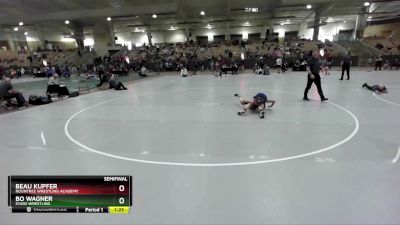 105 lbs Semifinal - Bo Wagner, Stars Wrestling vs Beau Kupfer, Rountree Wrestling Academy