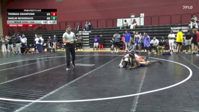 184 lbs Cons. Round 2 - Thomas Crawford, Brewton-Parker (GA) vs Daelin McKissack, Andrew College