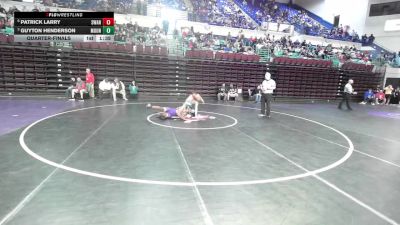175 lbs Quarterfinal - Patrick Larry, Swansea vs Guyton Henderson, Mountain View Prep