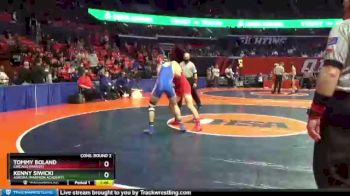 3 lbs Cons. Round 2 - Kenny Siwicki, Aurora (Marmion Academy) vs Tommy Boland, Chicago (Marist)