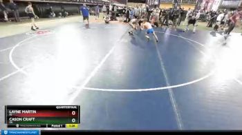 94 lbs Quarterfinal - Layne Martin, MI vs Cason Craft, OK