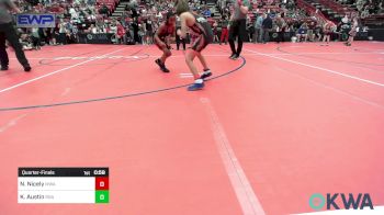 70-73 lbs Quarterfinal - Noah Nicely, Morris Wrestling Association vs Kha'marion Austin, RSA RedStorm