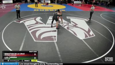 Cons. Round 1 - Sebastian De La Cruz, Columbus Lakeview vs Luis Carrera, Schuyler