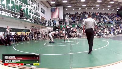 144 lbs 3rd Place Match - Danny Beckett, Buckeye (Medina) vs Ben James, Sandusky Central Catholic