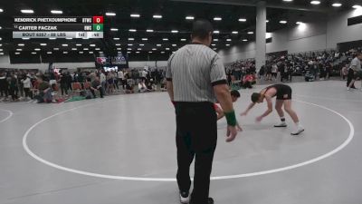 88 lbs Cons. Rd Of 32 - Carter Faczak, Bennett Wrestling Club vs Kendrick Phetxoumphone, BTWC