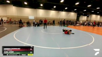 87 lbs Cons. Semi - Andrew Rodriguez, Rise Wrestling vs Kobe Lemer, Warhawk Wrestling Academy