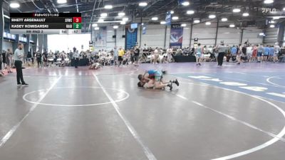 100 lbs Rr Rnd 2 - Rhett Arsenault, FORGE M/S vs Kasey Komisarski, Ragin Raisins Catawba MS