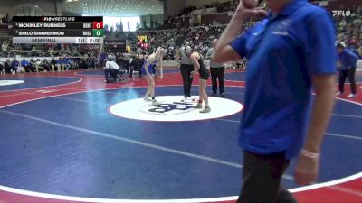 6A 115 lbs Semifinal - McKinley Runnels, Bentonville vs Shilo Simmermon, Rogers