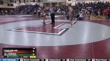 138 lbs Champ. Round 1 - Tyler Wieland, Independence vs Bo Lawrence, Center Point-Urbana