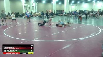 165 lbs Round 2 (10 Team) - Brock Stanton, Venice Warriors vs Noah Sebag, Bad Bay Wrestling Club