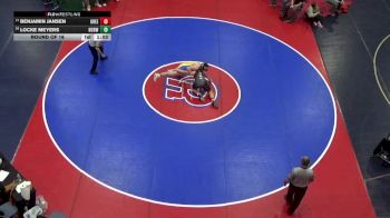 192 lbs Round Of 16 - Benjamin Jansen, Greencastle-Antrim vs Locke Meyers, Norwin