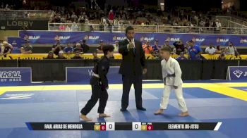Raul Arias De Mendoza vs Theodore Xavier Cormier 2026 Pan Kids Jiu-Jitsu IBJJF Championship
