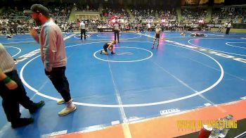 85 lbs Round Of 16 - Bode Bratsburg, Nebraska Boyz vs Jaxon Rickers, Woodward Youth Wrestling