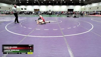 157 lbs Cons. Round 3 - Chase Kellgren, Thompson HS vs Carson Heiselman, Canyon Randall