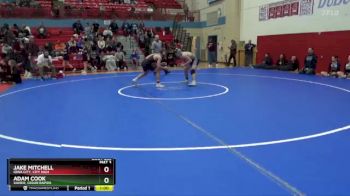 144 lbs 5th Place Match - Adam Cook, Xavier, Cedar Rapids vs Jake Mitchell, Iowa City, City High