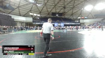 110 lbs Cons. Round 3 - Lincoln Brocker, Piranha Wrestling Club vs Kael Bailey, Deer Park Ironman Wrestling Club