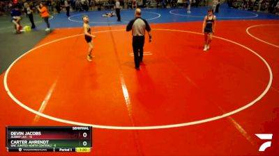 115 lbs Semis (4 Team) - Dylan Groess, Albert Lea vs Fynn Bakke, UNC (United North Central)