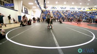 40 lbs Consolation - Finlee Bowman, Team Tulsa Wrestling Club vs Geronimo Tecumseh II, Mojo Grappling Academy