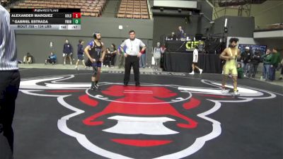 134 lbs Consi Of 4 - Alexander Marquez, Golden Valley (Bakersfield) vs Gabriel Estrada, Frontier