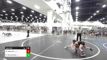 77 lbs Semifinal - Wyatt Messiha, Monster Garage vs Quincy Nanquilada, Mat Demon WC