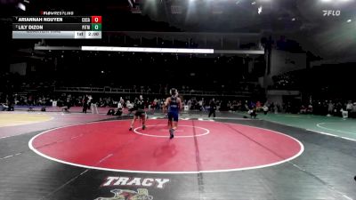 100 lbs Quarterfinal - Ariannah Nguyen, Central Catholic vs Lily Dizon, Pitman