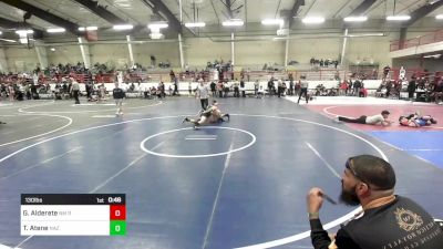 130 lbs 5th Place - Gilbert Alderete, NM Royalty vs Taiden Atene, NAZ Grapplers