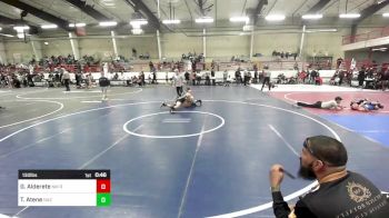 130 lbs 5th Place - Gilbert Alderete, NM Royalty vs Taiden Atene, NAZ Grapplers