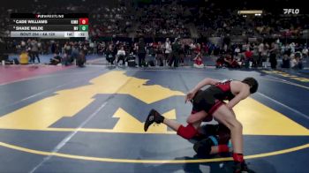 4A 120 lbs Cons. Round 2 - Shade Wilde, Marsh Valley vs Cade Williams, Kimberly