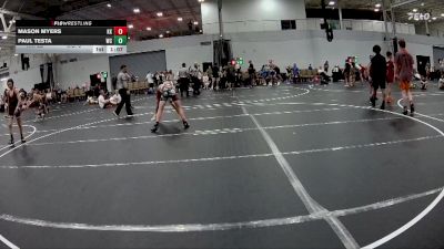 96 lbs Round 5 (6 Team) - Mason Myers, Kardiac Kidz vs Paul Testa, Wrecking Crew