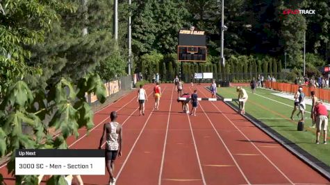 High Performance Men's 3k Steeplechase, Heat 1