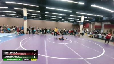 52-55 lbs Round 1 - Aviendha Smith, Hill Country Wildcats Wrestling Club vs Emma Negron, Gracie Barra Westchase Wrestling Club