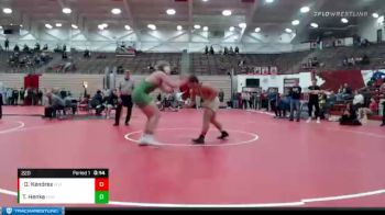 220 lbs Cons. Semi - Devin Kendrex, Mt. Vernon (Fortville) vs Travis Henke, Northridge