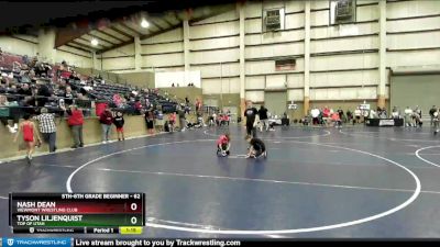 62 lbs Round 1 - Tyson Liljenquist, Top Of Utah vs Nash Dean, Viewmont Wrestling Club