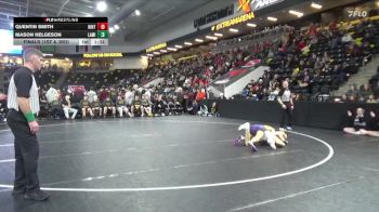 132 lbs Finals (1st & 3rd) - Quentin Smith, Hinton vs Mason Helgeson, Lake Mills