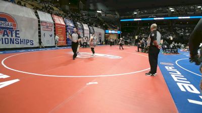 235 Class 1 lbs Cons. Round 3 - Zowee Gamble, Potosi vs Drew Leer, Nevada