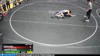 108 lbs Semifinal - Landon Deaton, Summerville Takedown Club vs Evan Gates, Legacy Elite Wrestling