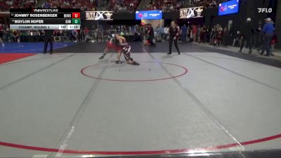 127 lbs Champ. Round 1 - Johnny Rosenberger, Riverton USA Wrestling vs Waylon Hofer, Project Wrestling