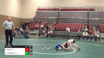 60 lbs 7th Place - Brody Taylor, Badgerway White (WI) vs Alex Huddleston, Buxton Intense (NJ)