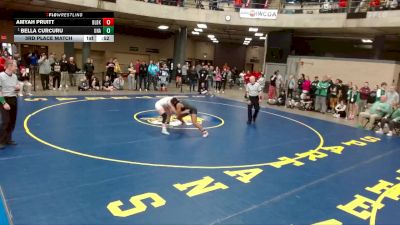 130 lbs 3rd Place Match - Bella Curcuru, Unattached vs Amyah Pruitt, Unattached