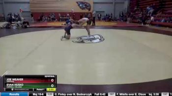 133 lbs Semifinal - Evan Husko, Cornell College vs Joe Weaver, Simpson