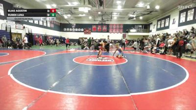 159 lbs Quarterfinal - Ruben Luna, Team War vs Elias Agustin, Santa Ana