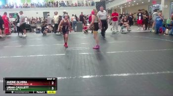 80 lbs Round 5 (10 Team) - Averie Olvera, Florida Scorpions Gold vs Uriah Caullett, Glasgow WA