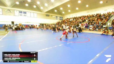 67 lbs Round 1 - Maylee Mendoza, Madera Grapplers vs Melody Weldon, Yucca Valley Wrestling