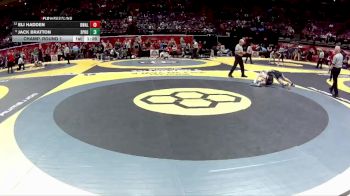 D1-126 lbs Champ. Round 1 - Jack Bratton, Springboro vs Eli Hadden, Big Walnut