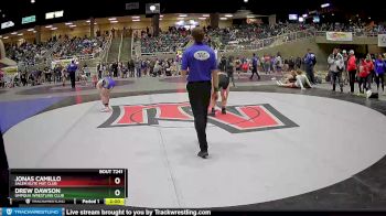 100 lbs Semifinal - Jonas Camillo, Salem Elite Mat Club vs Drew Dawson, Umpqua Wrestling Club